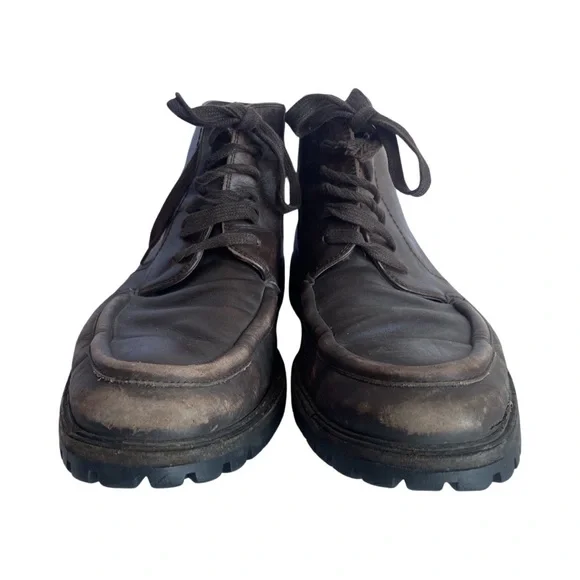 Gucci vintage brown chukka hiking boots size 10 D